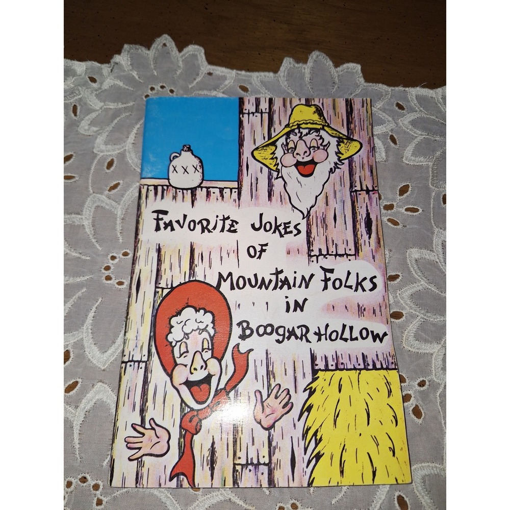 Vintage 1971 Favorite Jokes of Mountain Folks Boogar Hollow Nick Powers Booklet